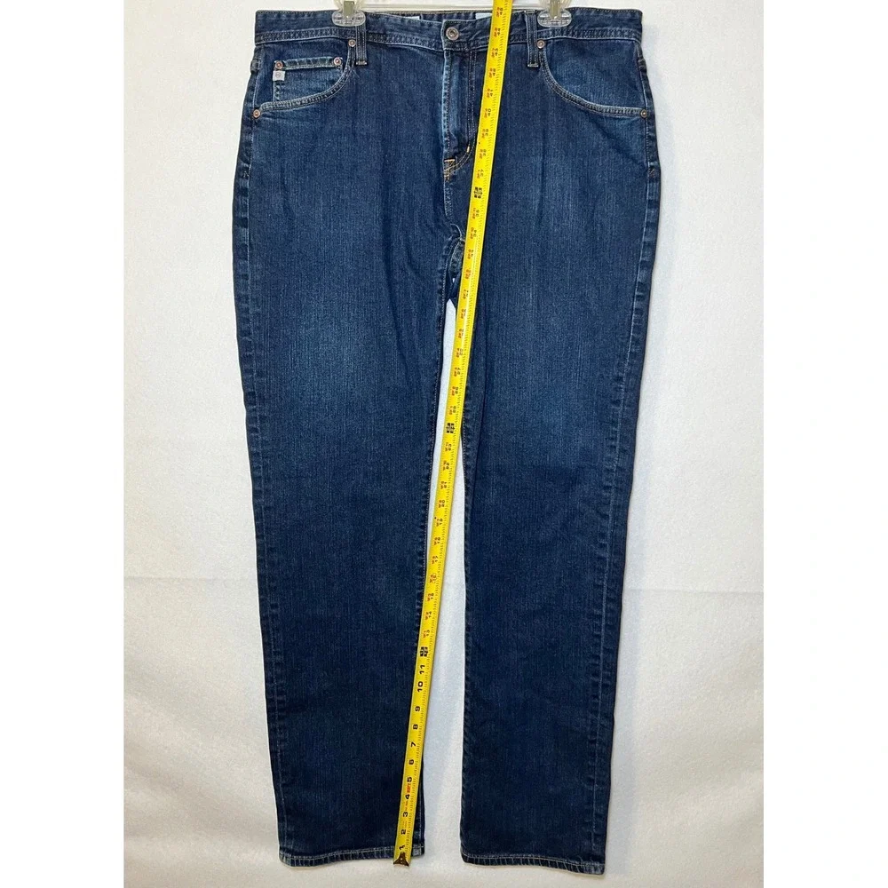 AG Adriano Goldschmied B-Type III Easy Dark Wash Straight Leg Jeans Men 38x35